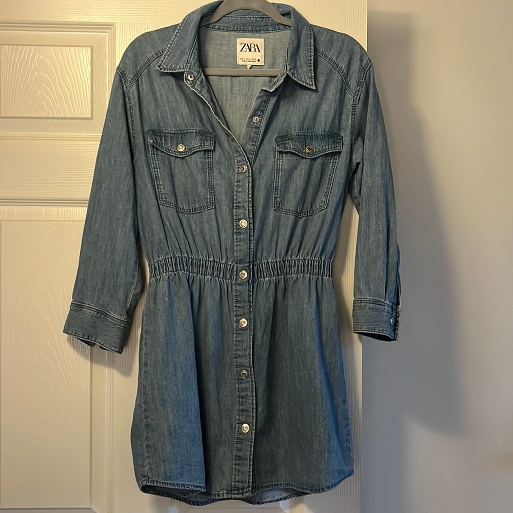 Zara Denim Dress Size S